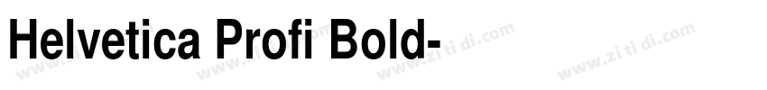 Helvetica Profi Bold字体转换 Helvetica Profi Bold字体转换